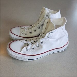 White High Top Converse sneakers
